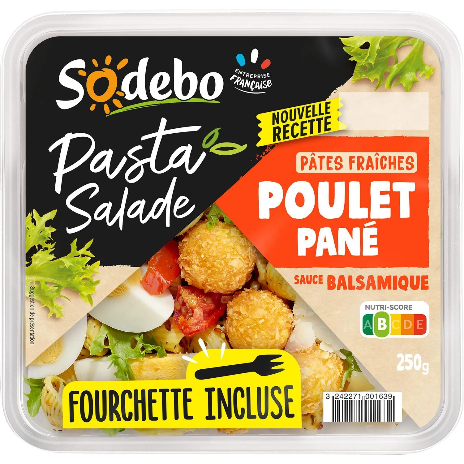 250 g Pastasalade Kip Gepaneerd - SODEBO