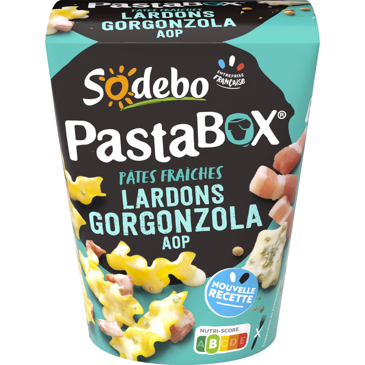 Pasta Box Lardon Gorg 280g