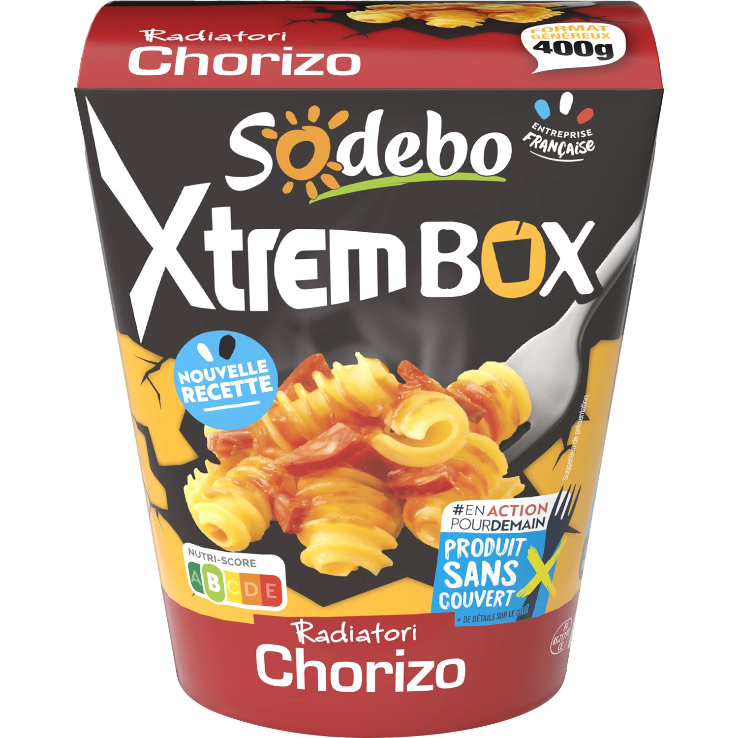 Xtrembox Chorizo Tomates 400g