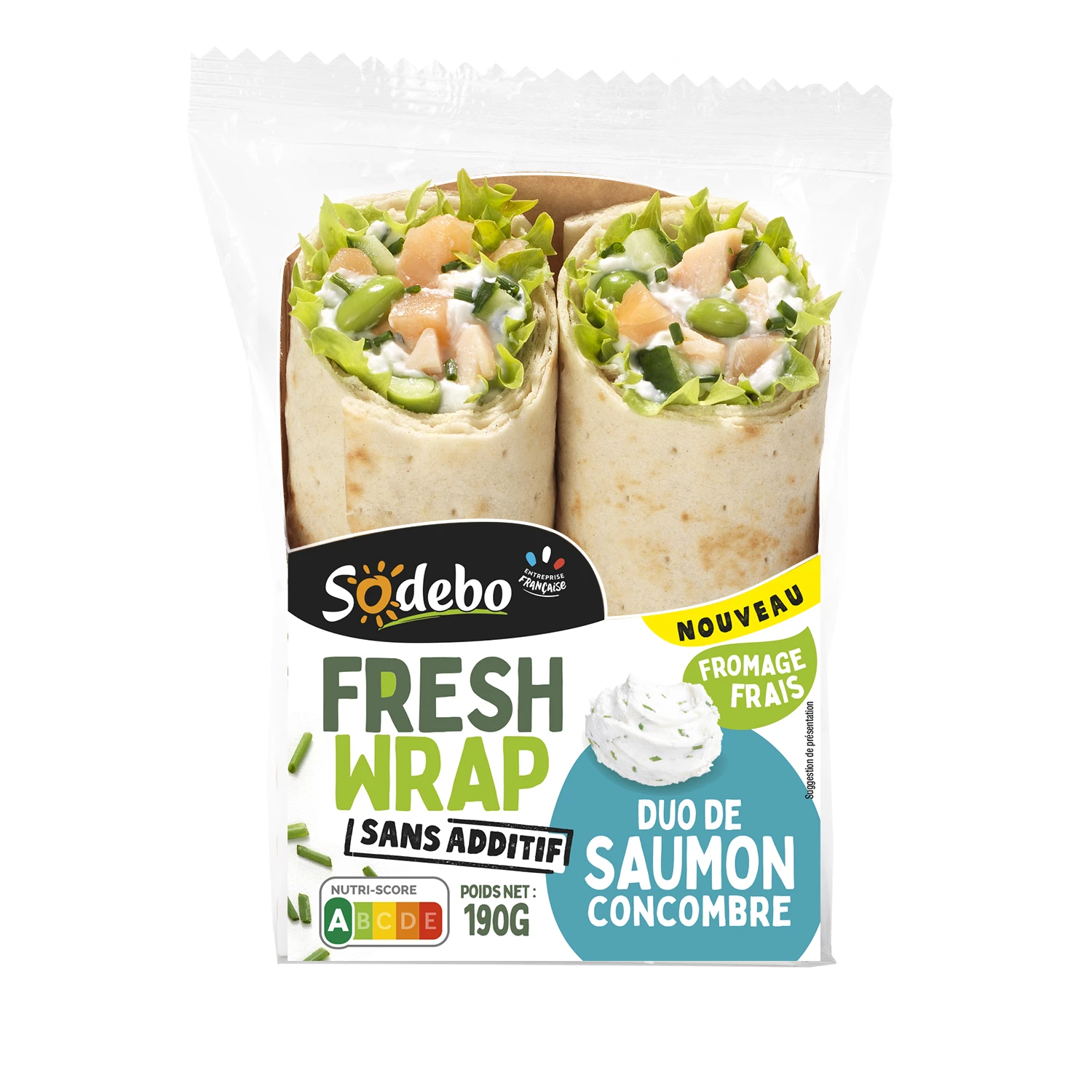 Sdw Fresh Wrap Saumon 190g