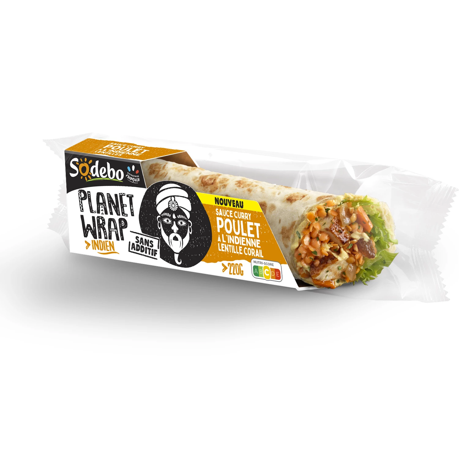 Plan. Wrap Indien Ss Ad.220g