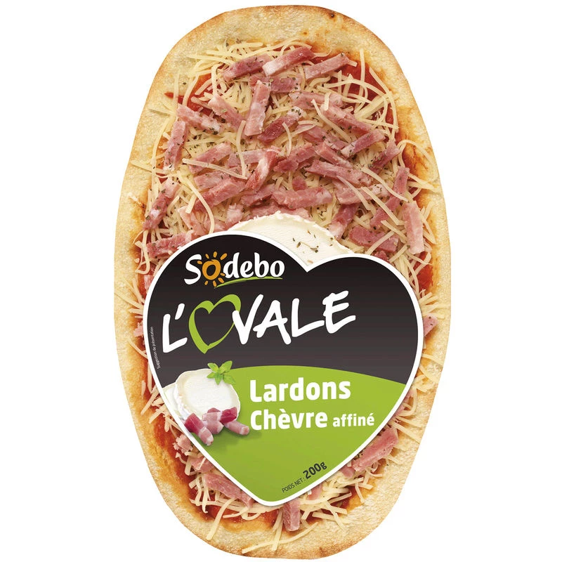 Pizza Chèvre Lardon 200g - SODEBO