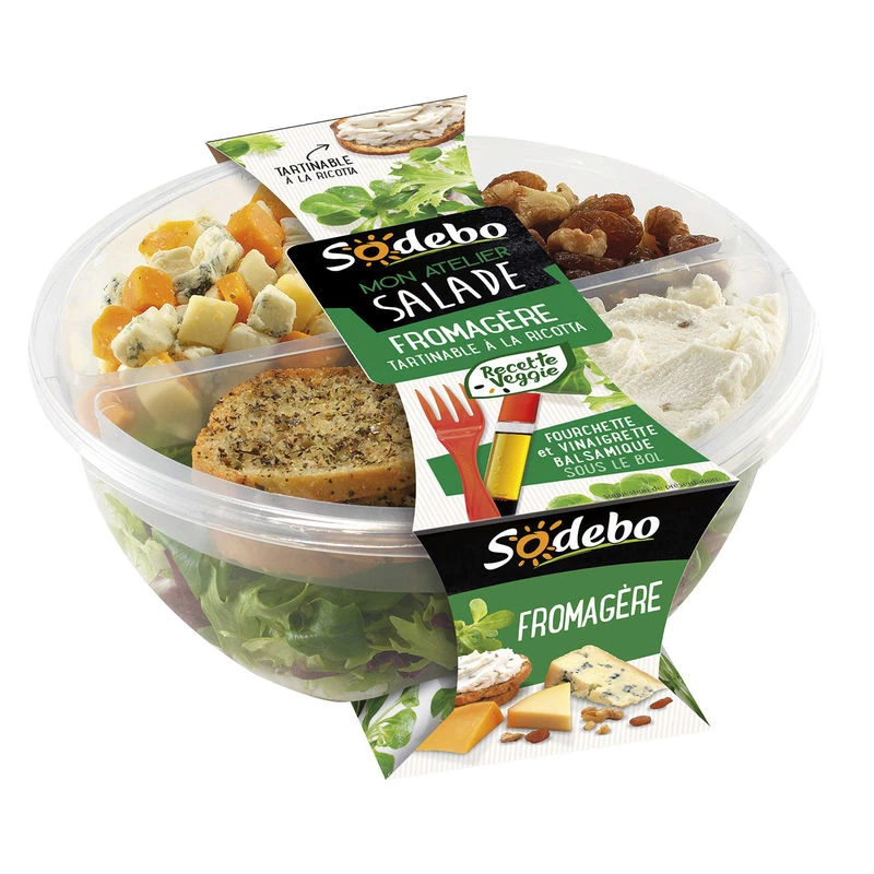 Salade de 3 fromages 240G - SODEBO