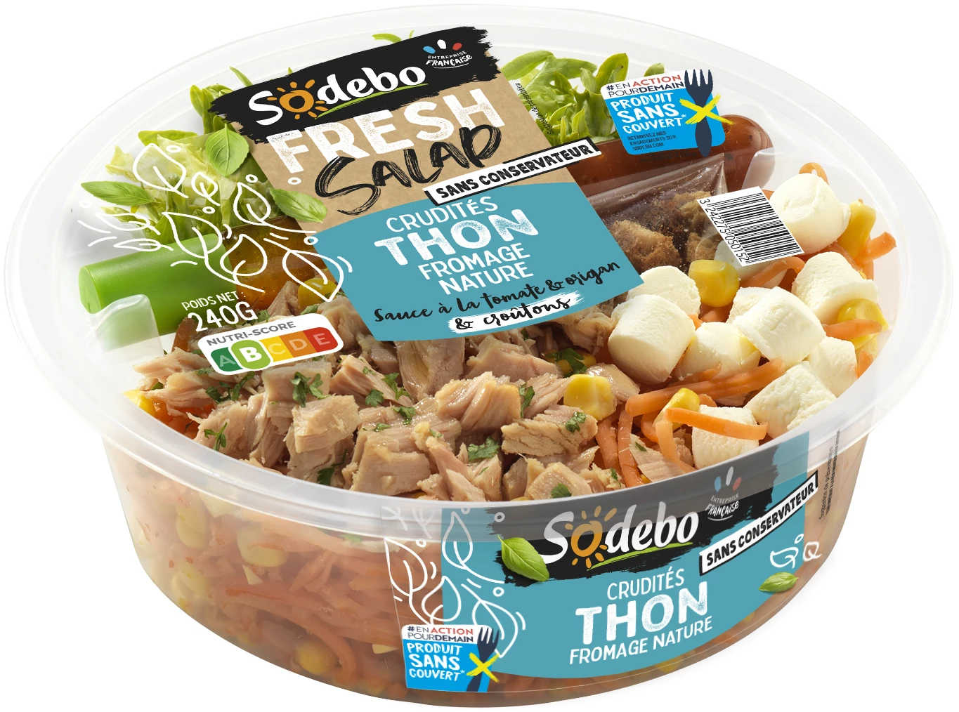 Frischer Salat Thon 240g