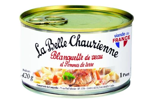 Veal Blanquette 420g - LA BELLE CHAURIENNE