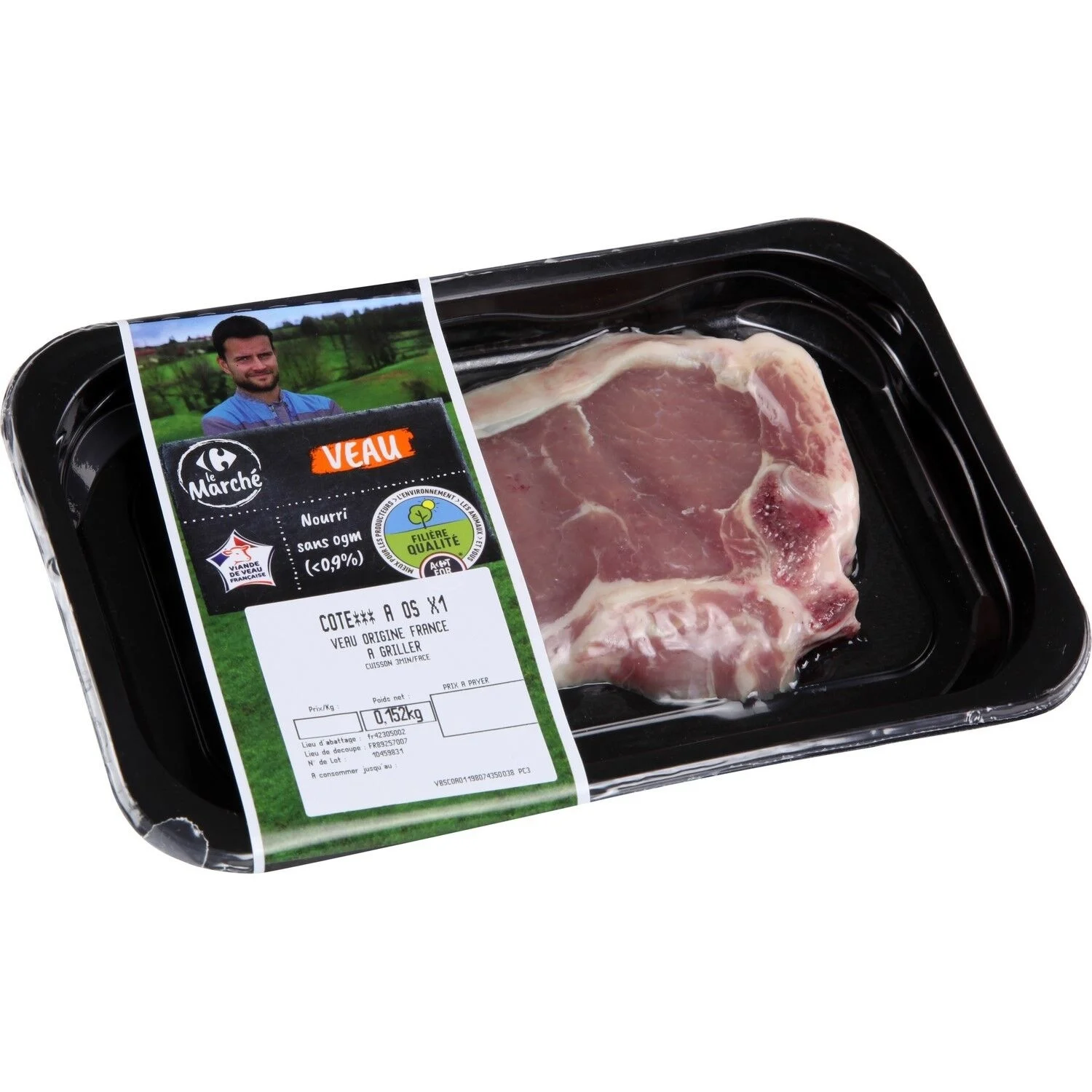 Braciola Di Vitello Con Osso Alla Griglia 170g - Tendriade