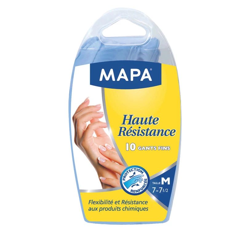Guantes alta resistencia talla M x10 - MAPA