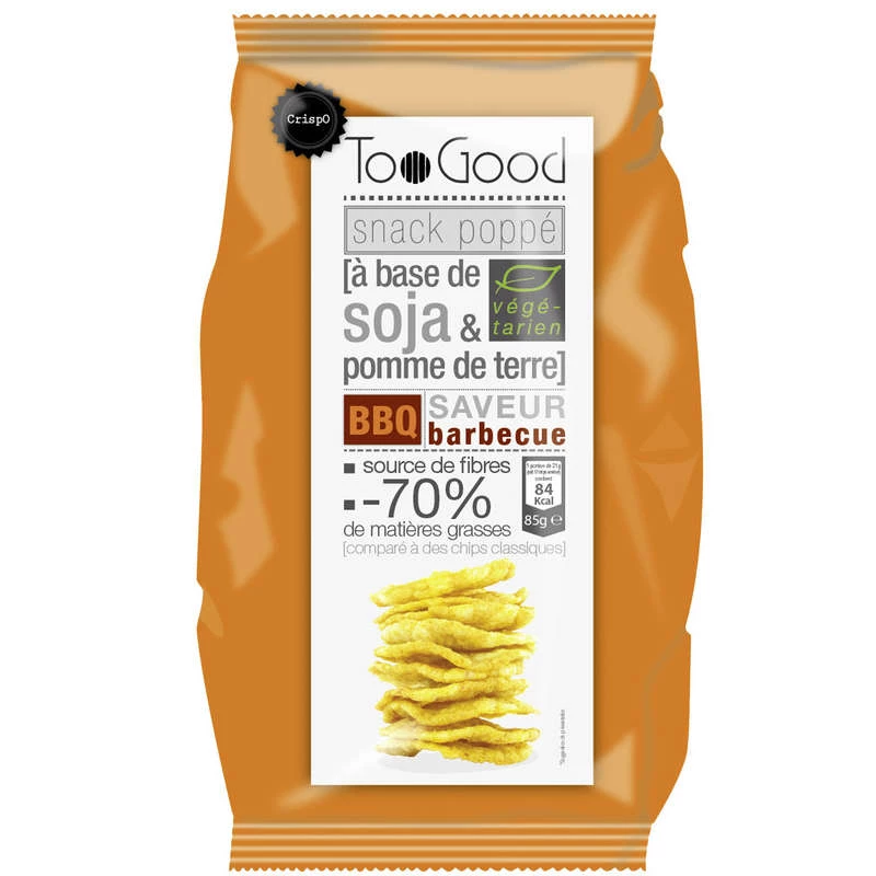 Snack poppé saveur barbecue 85g - TOOGOOD
