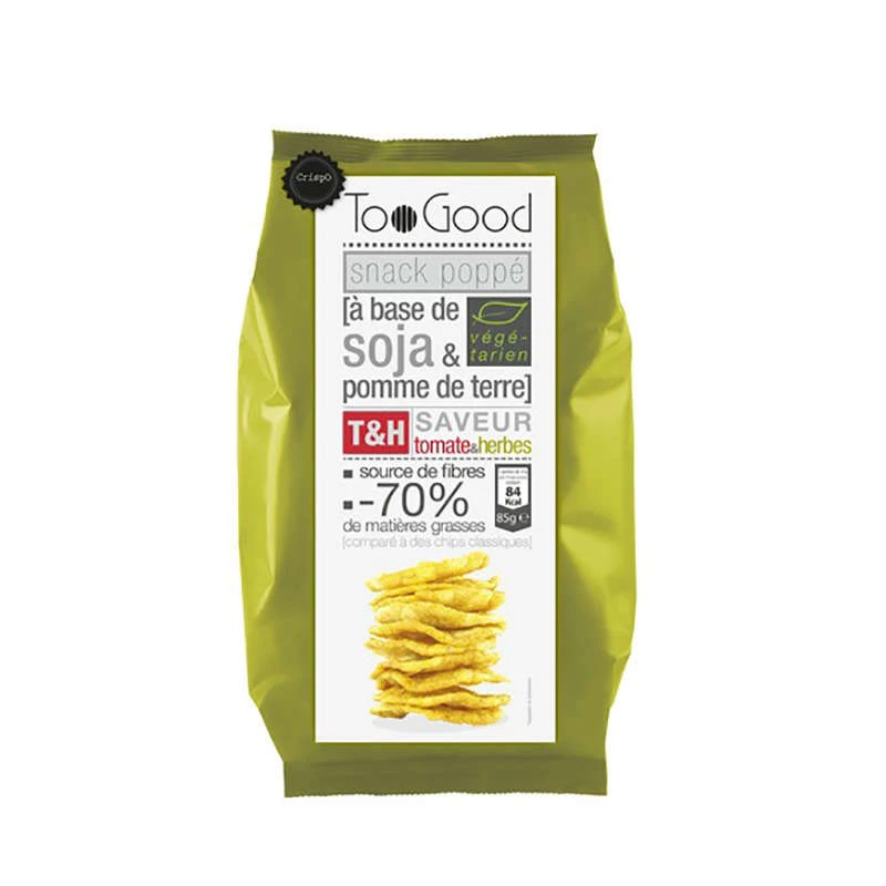 Snack Poppé Tomato and herbs 85g - TOOGOOD