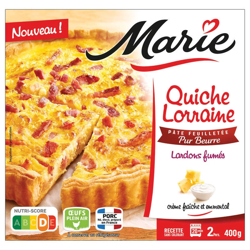 Quiche Lorraine with butter 400g
