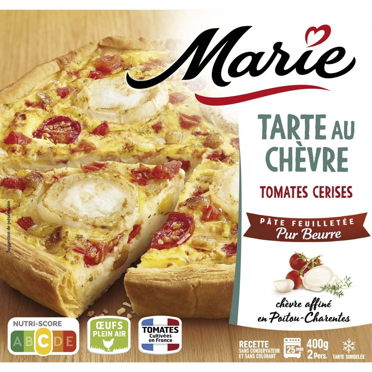 400g Marie Tart With Chevre Pb