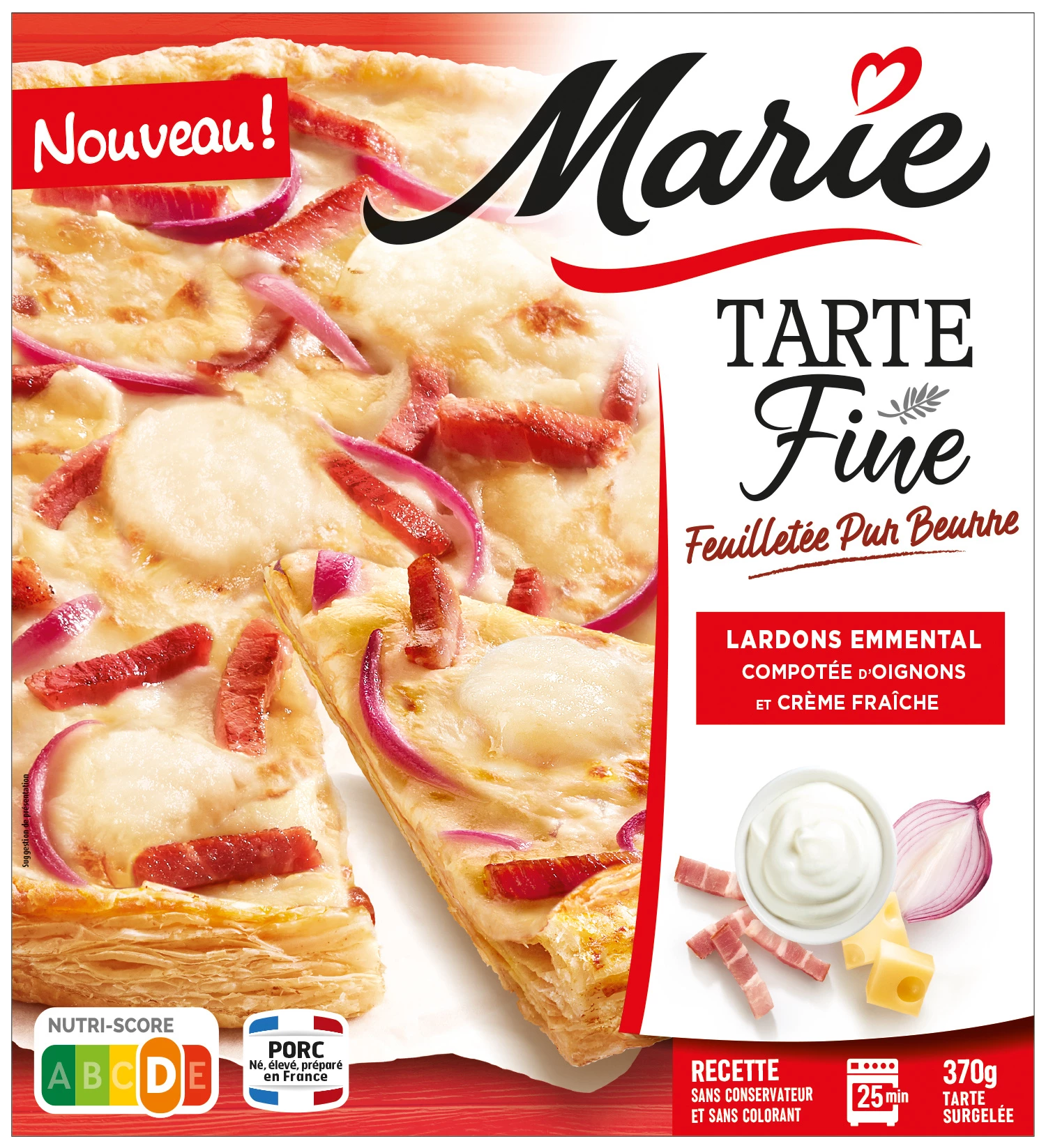 Tarte F Pb Lard Em Marie 370g