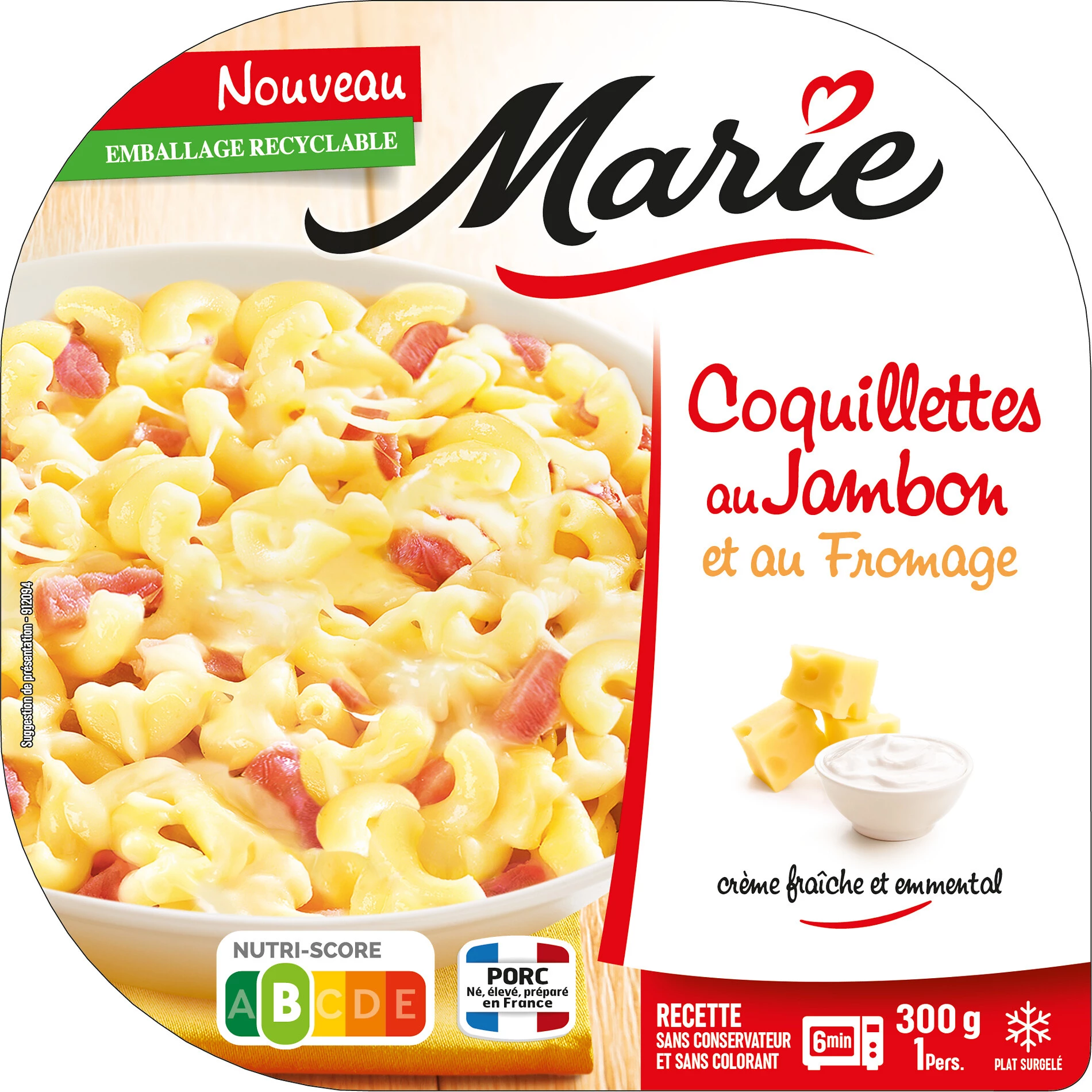 Coquillette Jbn Fromage 300g