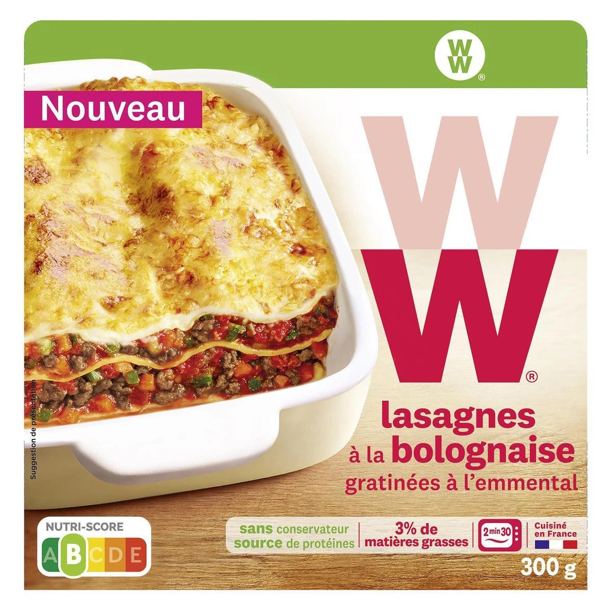 300g Lasagnes A La Bolognaise