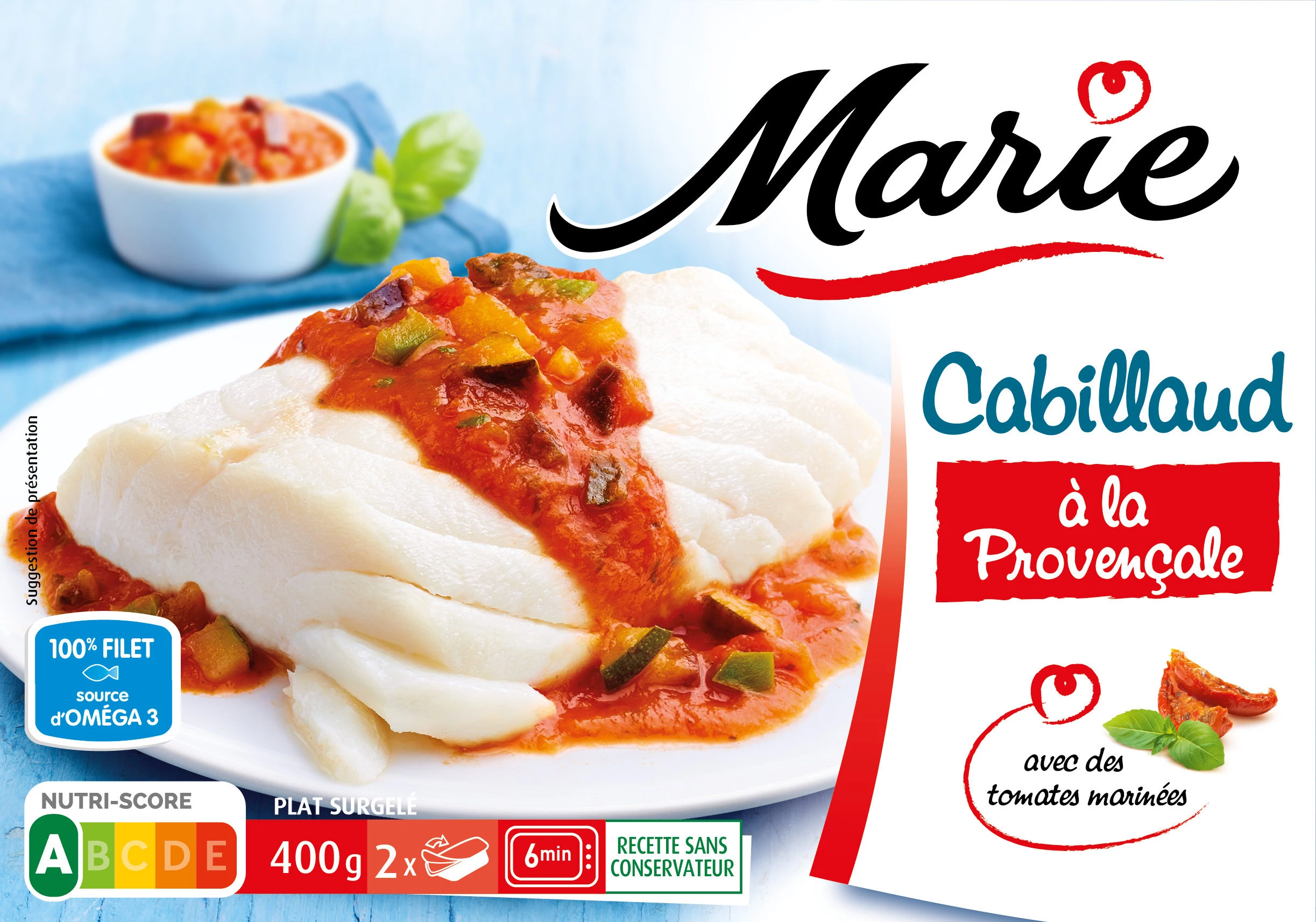 Provençal Cod 400g - MARIE