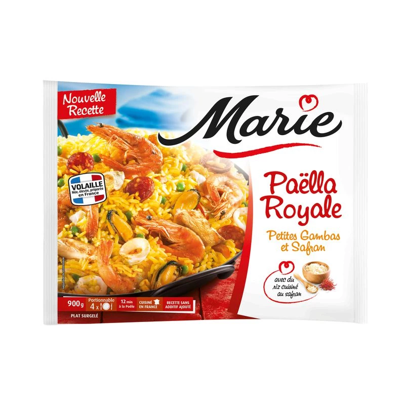 Paella royale petites shrimp and safran 900g - MARIE