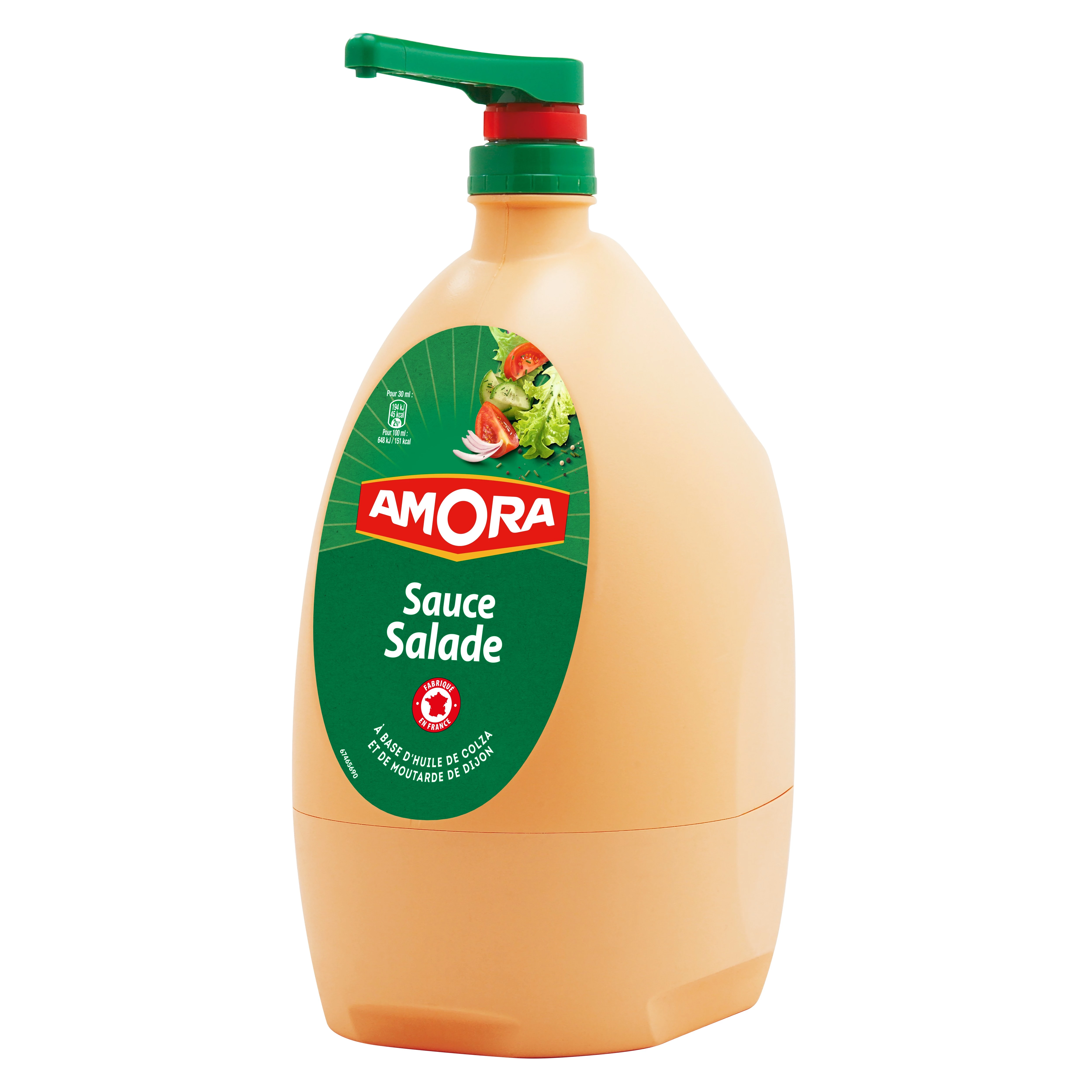 Amora Sauce Salade Distributeur Jet Bar 5,8kg