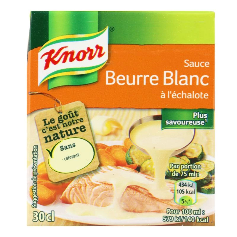 White butter sauce shallot 30cl - Knorr