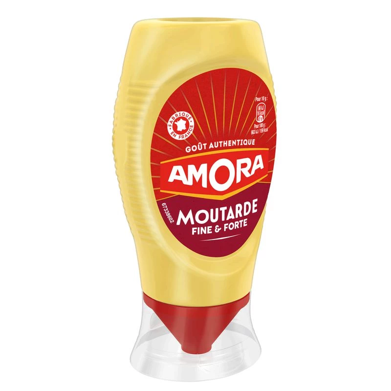 Fijne en sterke mosterd, 265 g - AMORA