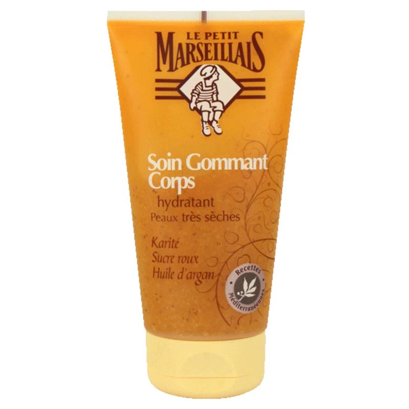 Shea & Argan Oil Body Scrub Moisturizing Exfoliator 150ml - LE PETIT MARSEILLAIS