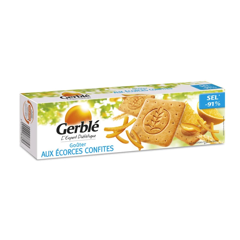 Biscuit écorce confite 360g - GERBLE