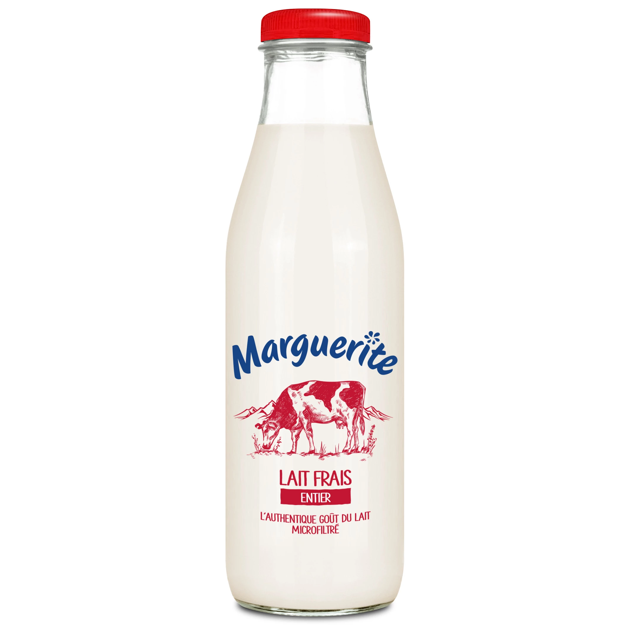 Lait frais Micro Entier 1l MARGUERITE- CANDIA