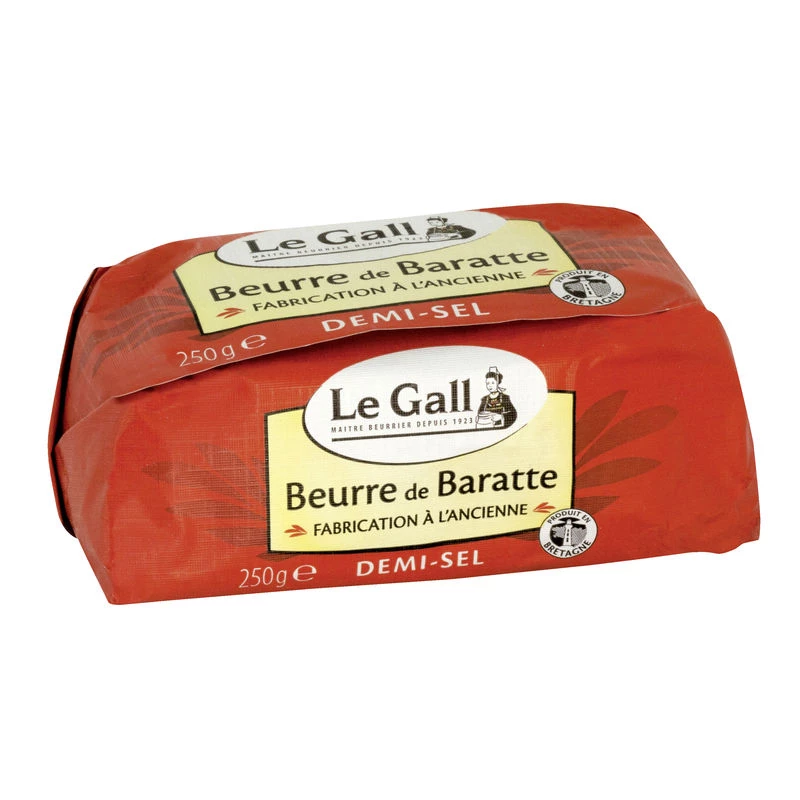 Semi-salted churned butter 250g - LE GALL