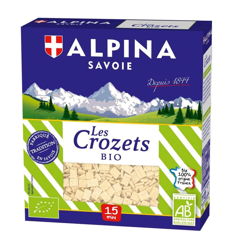 Crozets Biologici 400g - ALPINA SAVOIE