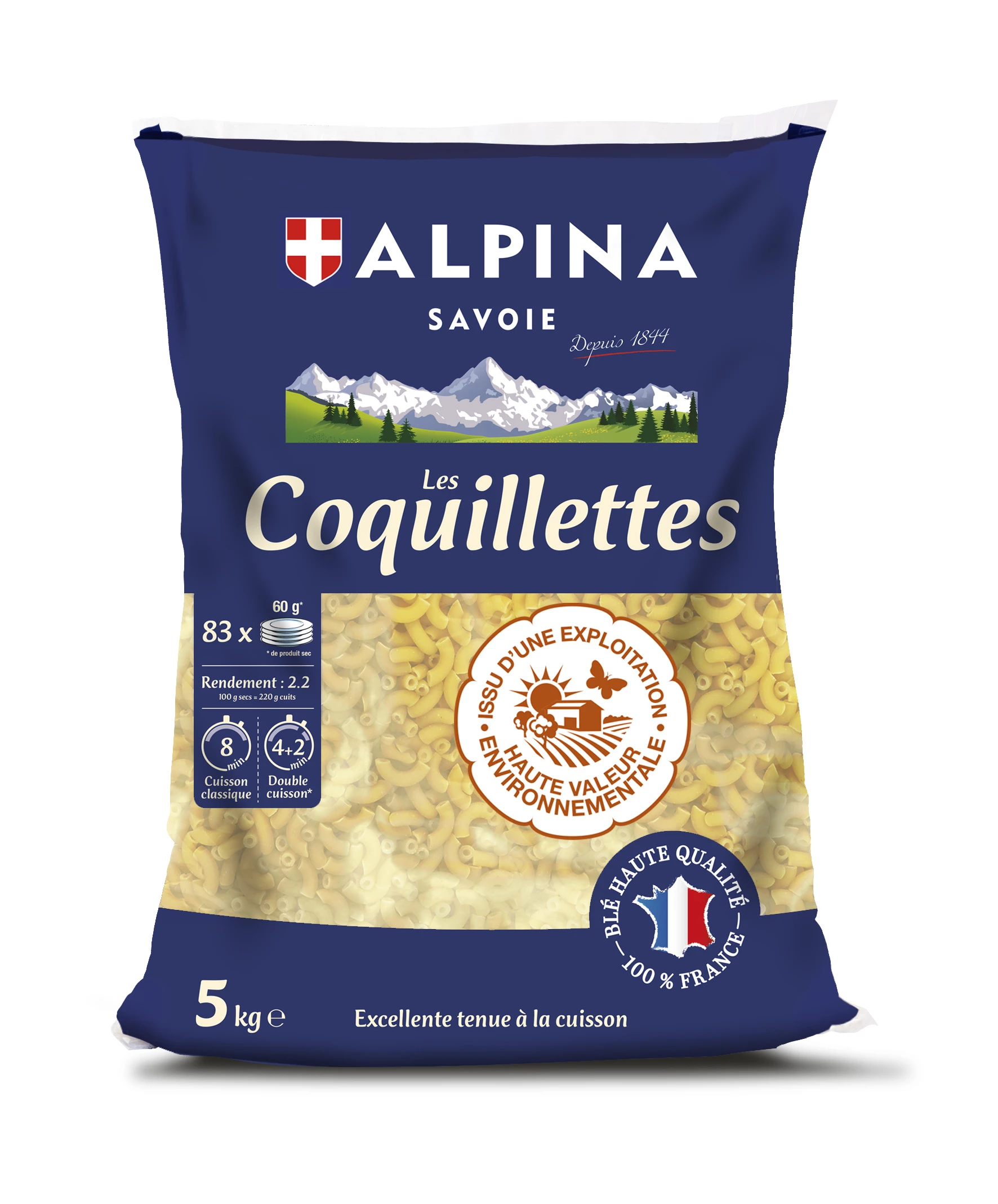 Les Coquillettes, 5kg -  ALPINA SAVOIE