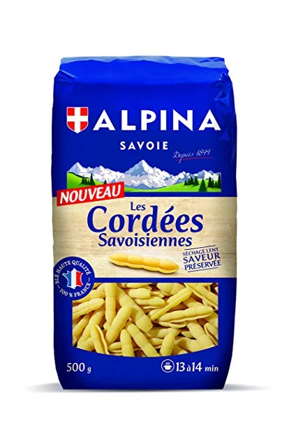 Pâtes cordées savoisiennes 500g - ALPINA SAVOIE