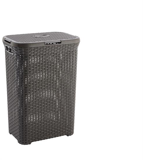 Coffre Linge Chocolat 60l