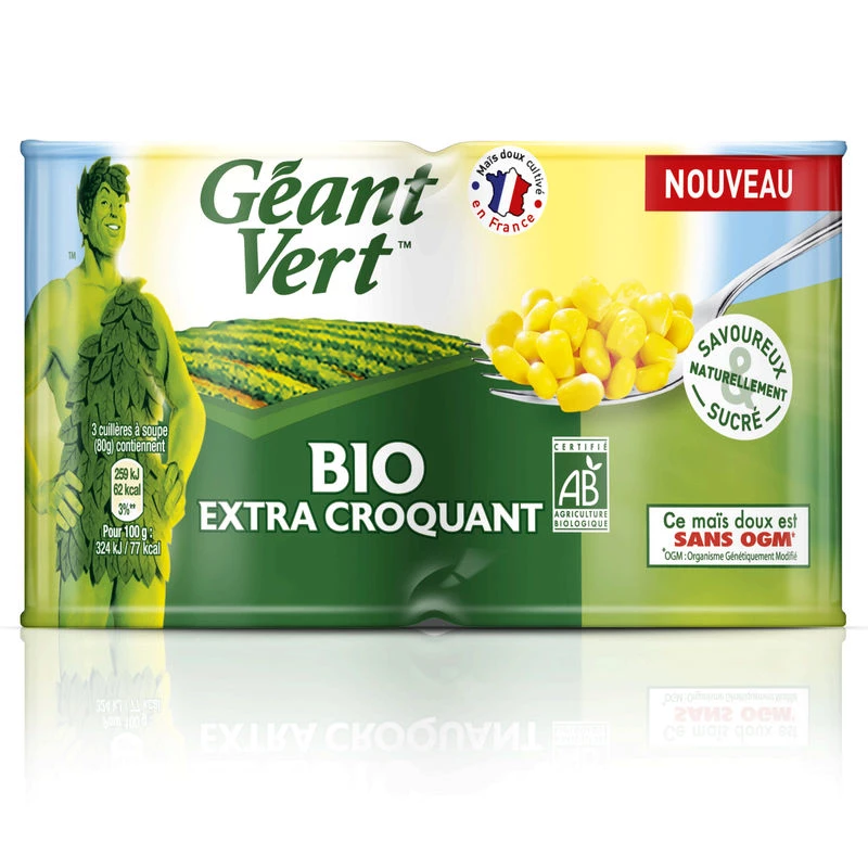 Organic corn 300g - GEANT VERT