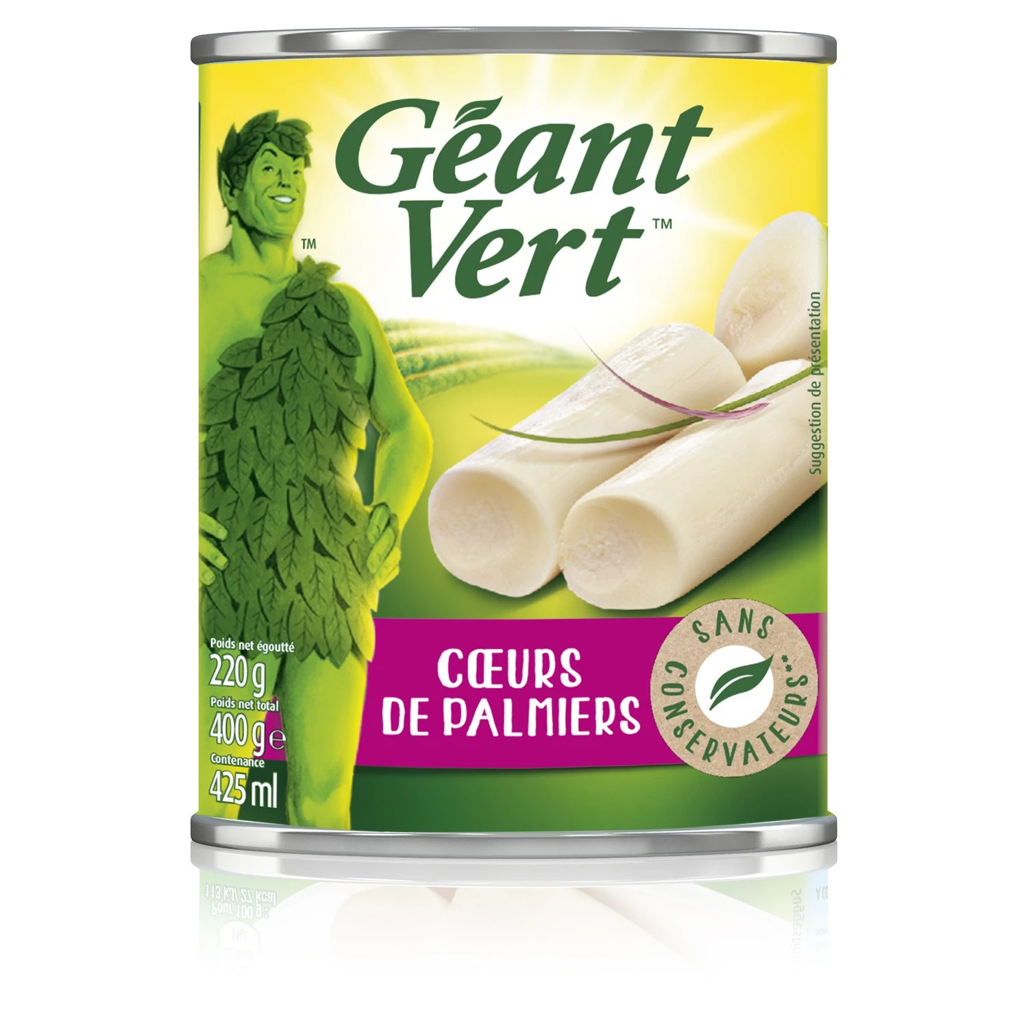 手掌心； 220克 - GEANT VERT