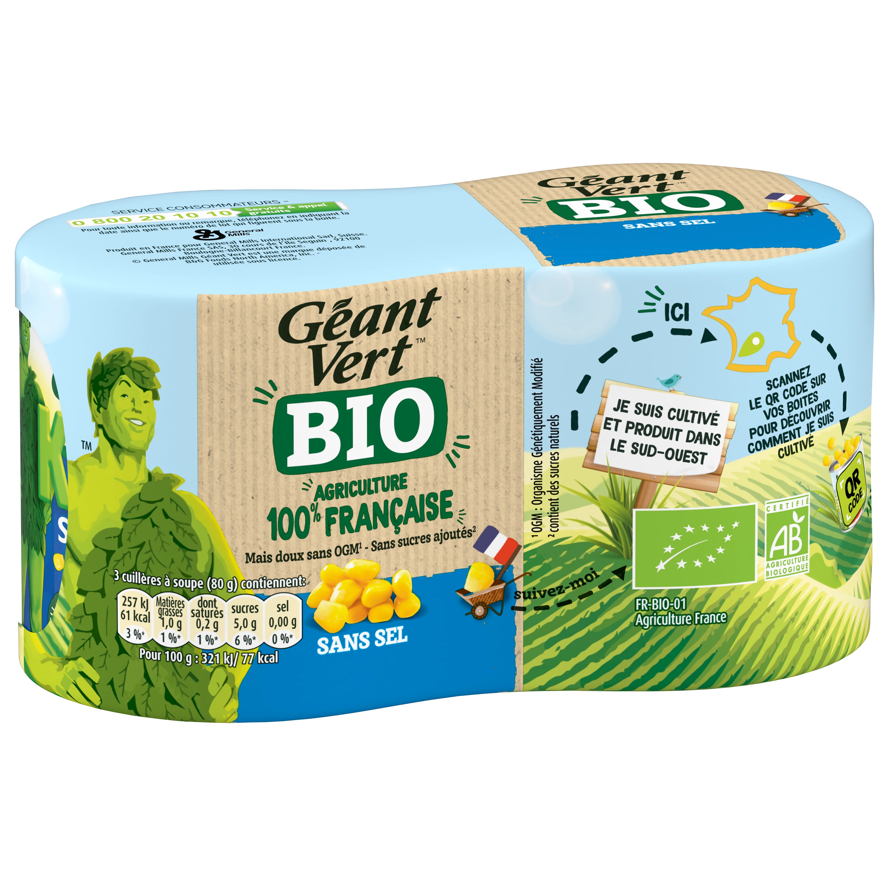 Giant Groene Maïs Biologisch S Selx2 28