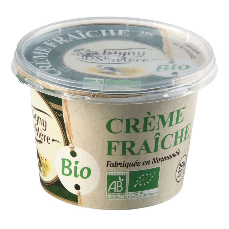 Creme Fraiche Bio 35%mg, 20cl - ISIGNY STE MERE
