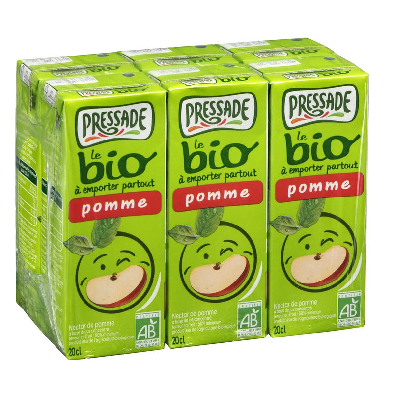 ORGANIC apple juice 6x20cl - PRESSADE