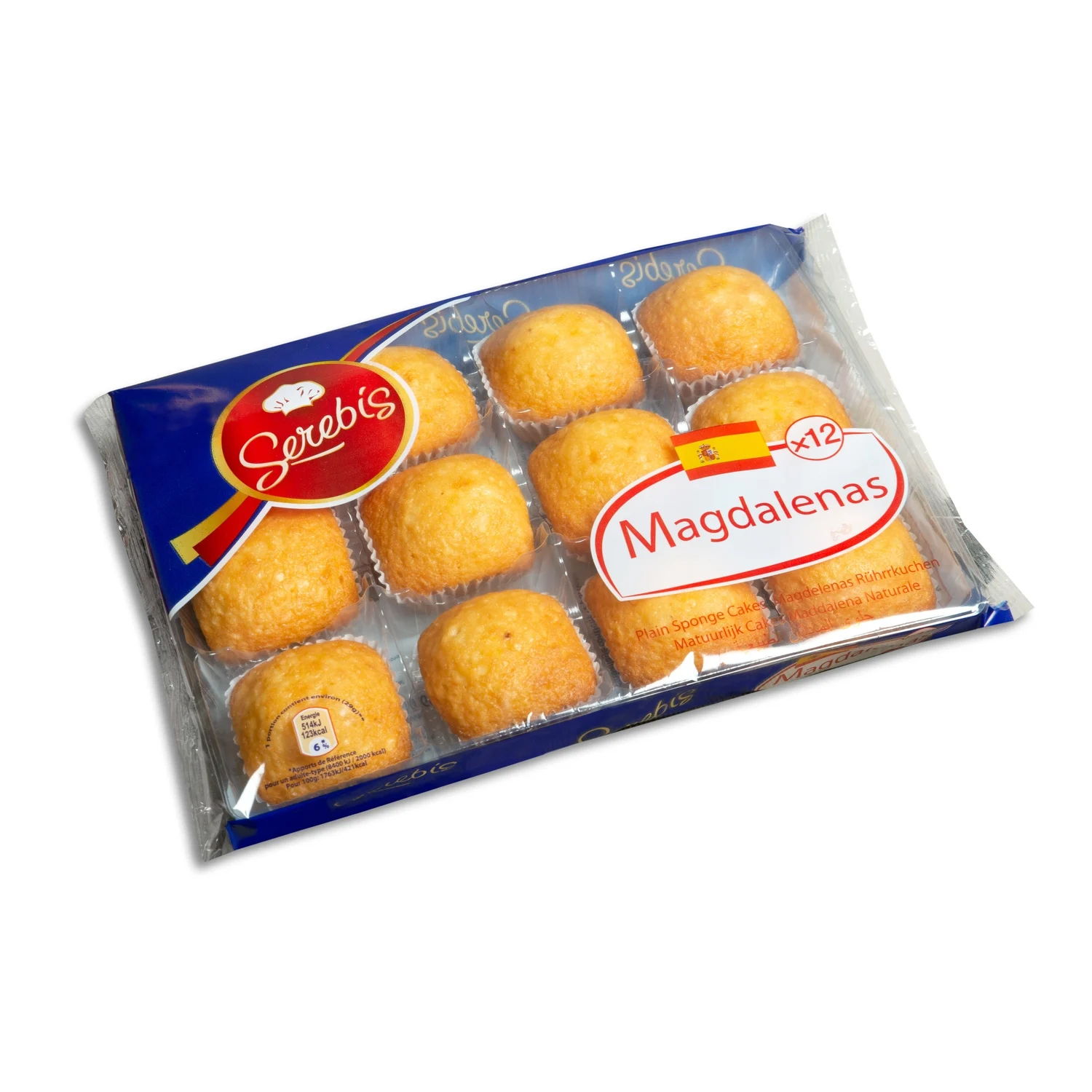 Serves 300g Magdalenas X 12 - SEREBIS