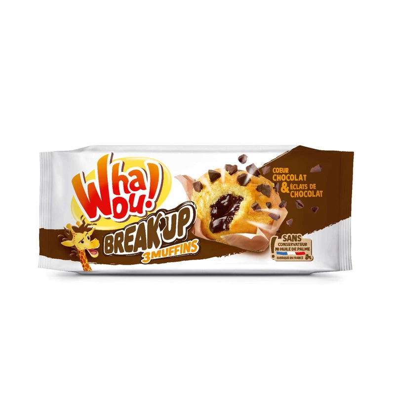 Muffins Break'up x3 216g - Wahou