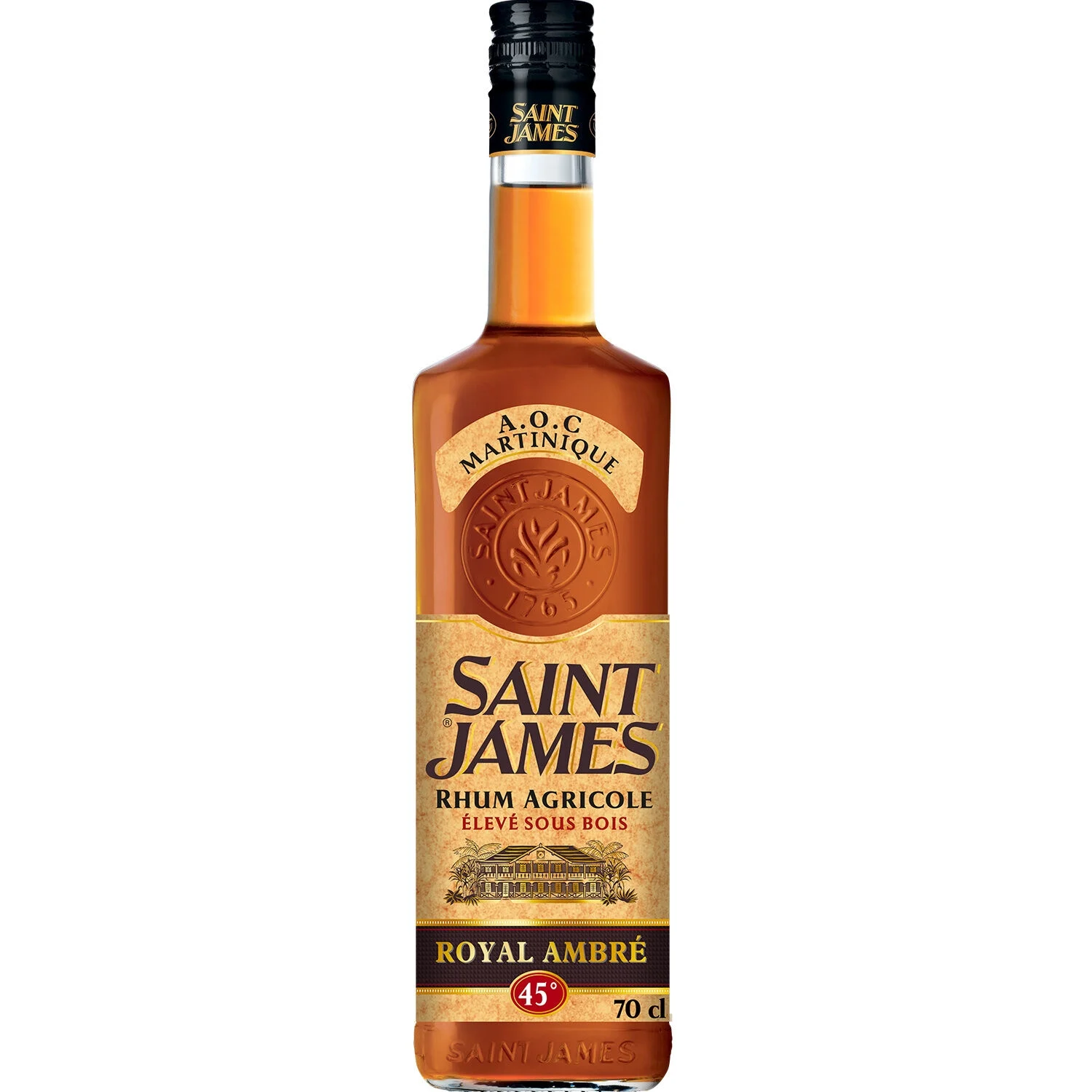 Royal Ambré Agricultural Rum 70CL - SAINT JAMES