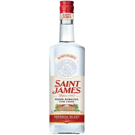 Rhum Blanc St James 40°, bouteille de 1l - ST JAMES