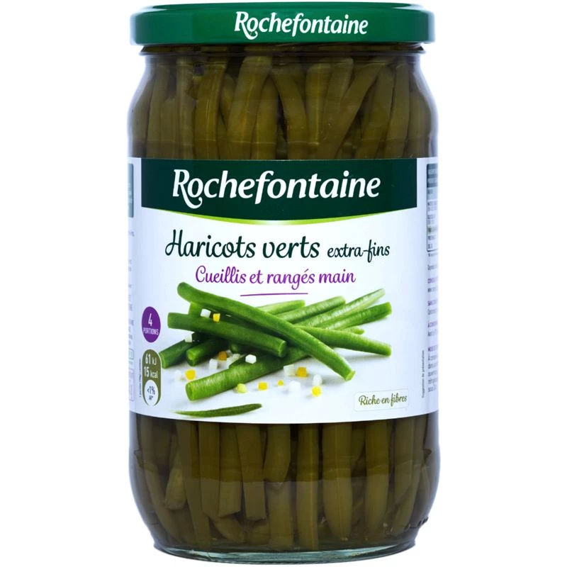 Extra fine green beans; 345g - ROCHEFONTAINE