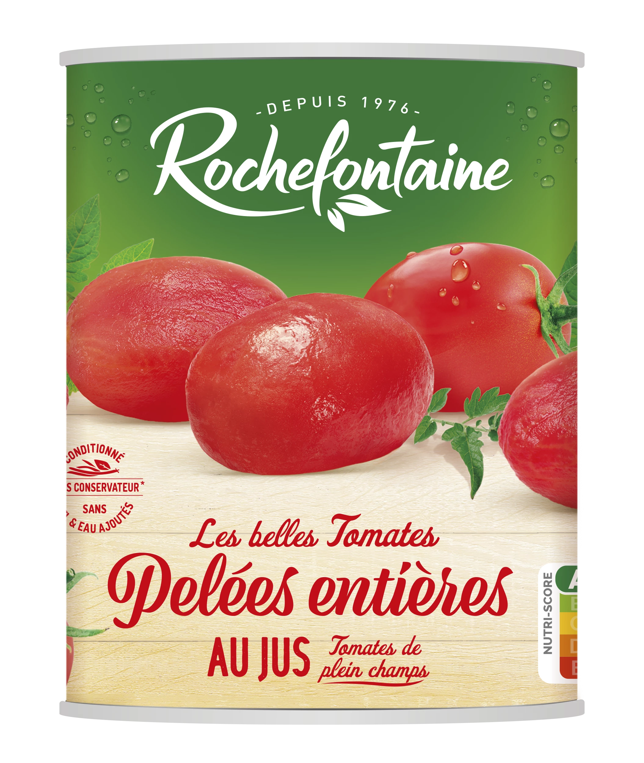 Tomate Pelées; 240g - ROCHEFONTAINE