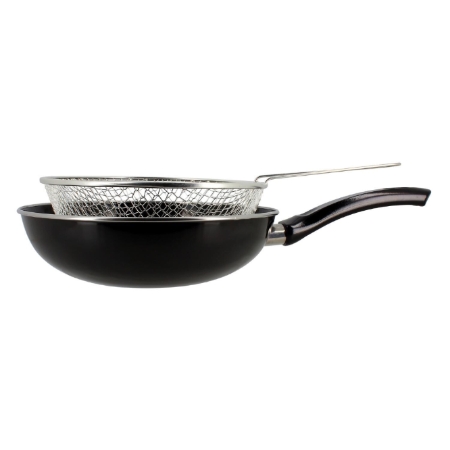 Poele A Frire 26cm Noire Email