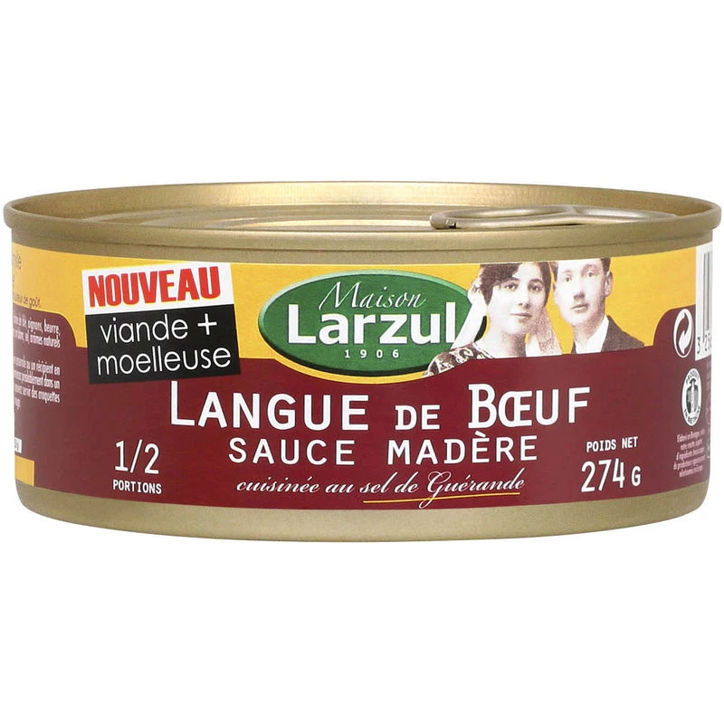 Lưỡi bò sốt Madeira, 274g - MAISON LARZUL