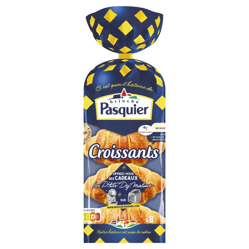 Croissants X8 320g - BRIOCHE PASQUIER