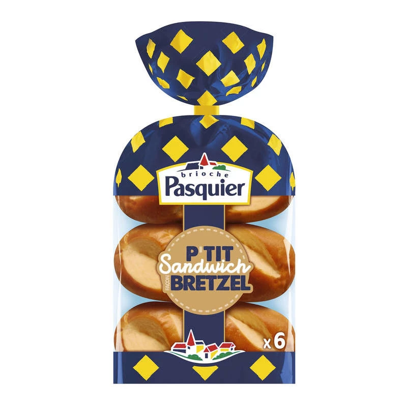 Pain Facon Bretzel Nature 270g - BRIOCHE PASQUIER
