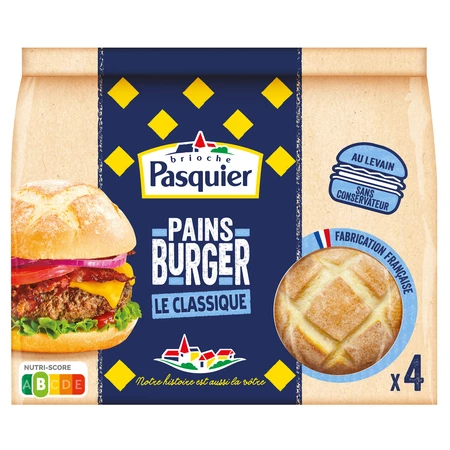 X4 235g Dolores Hamburguesas Classi - BRIOCHE PASQUIER