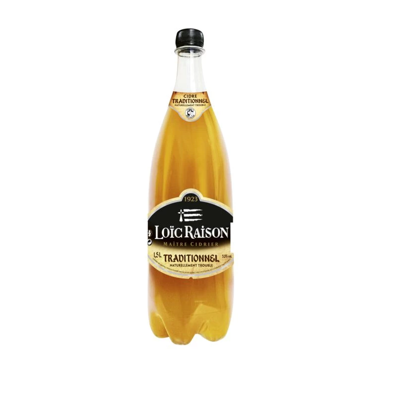Cidra Tradicional, 5°, 1,5l - LOIC RAISON