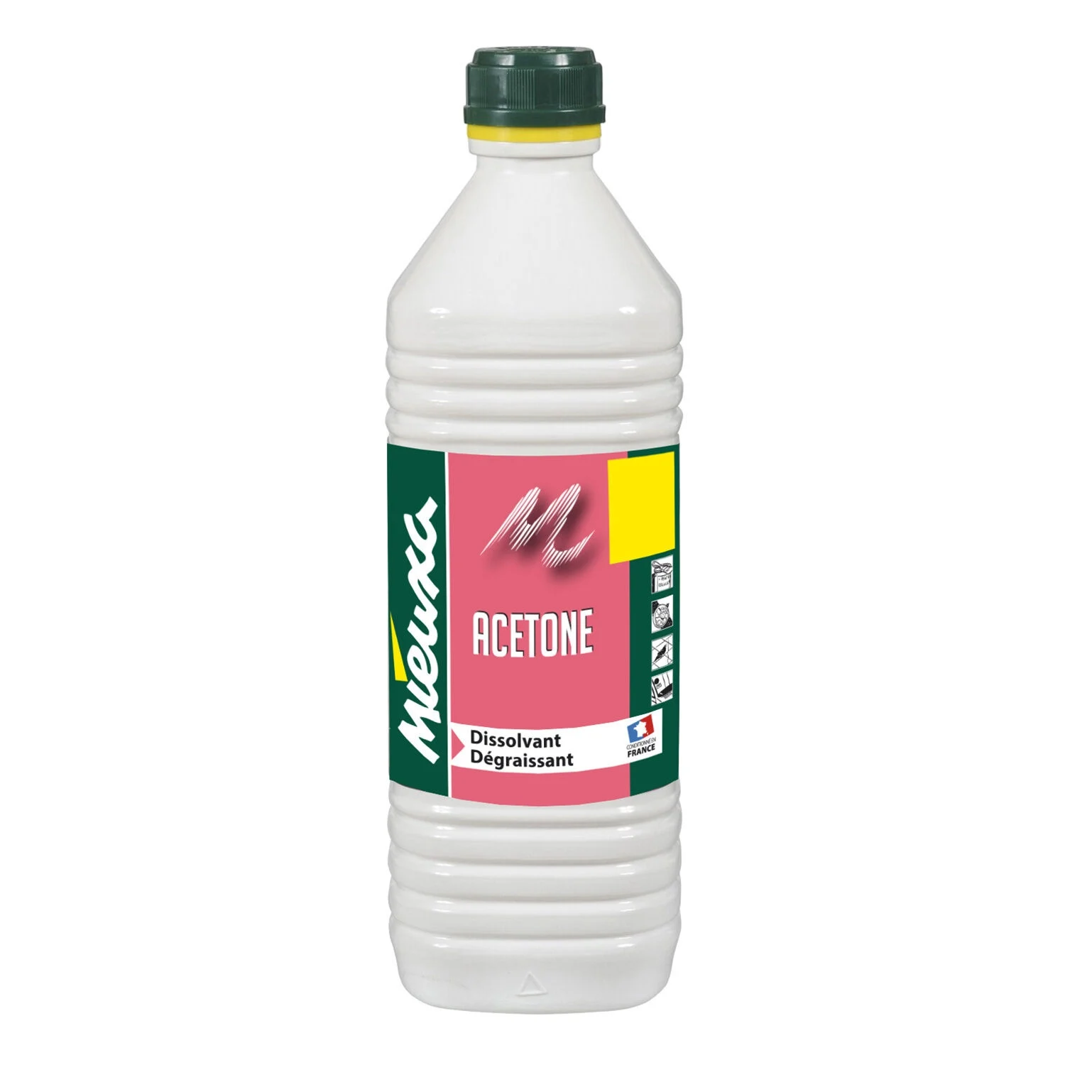 Dissolving acetone, degreaser 1L - Mieuxa