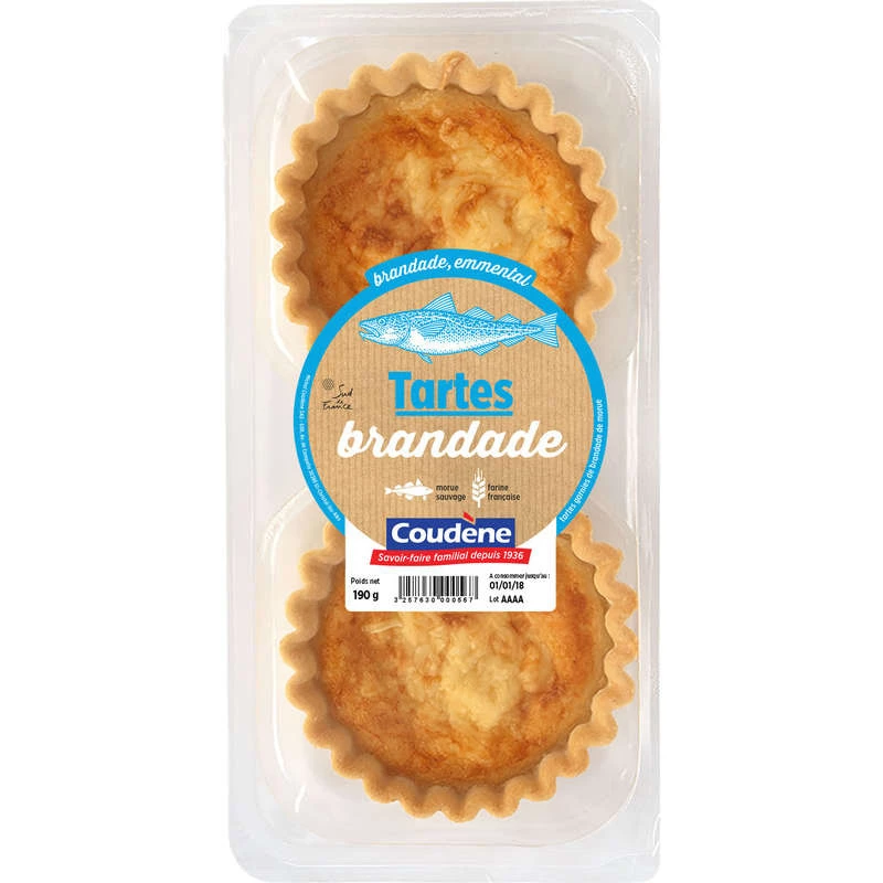 Brandade Tarts 2x95g Cdn